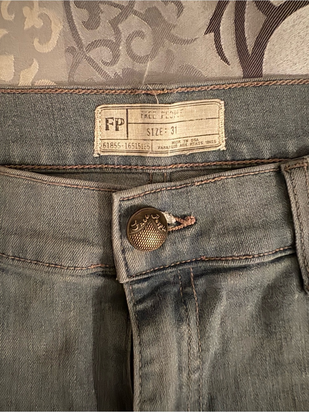 Free People Light Blue Denim Jeans